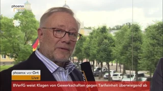 Tarifeinheitsgesetz: Prof. Stefan Greiner zum Urteil des Bundesverfassungsgerichts vom 11.07.2017