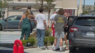 Video captures wild In-N-Out drive-thru fight in Santa Clarita where unknown substances are thrown