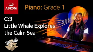 Little Whale Explores the Calm Sea / ABRSM Piano Grade 1 2023 & 2024, C:3 / Synthesia Piano tutorial