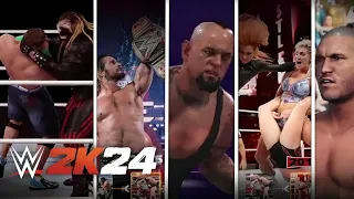 WWE 2K24 Showcase Mode Gameplay & All Unlockables