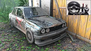 Rebuilding BMW M3 E30 -  Forza Horizon 5 - Thrustmaster T300RS Gameplay