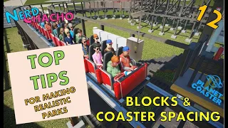 #12 - Rollercoaster Block Sections - Planet Coaster Tutorial - Realistic Looking Parks