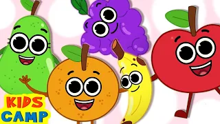 Five Cute Fruits | The Fruit song | Popular Nursery Rhymes Collection by KidsCamp