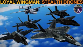 Loyal Wingman 5th Gen Stealth AI Drones vs Russian Air Force (WarGames 154) | DCS