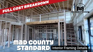 Barndominium Interior Framing Details | Cost Breakdown | MAD County Standard | Ep 18