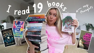 I read 19 books in September... here are my thoughts 📚