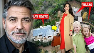 George reveals $1M villas in Studio City to be completed for twins,4 before Amal birth baby