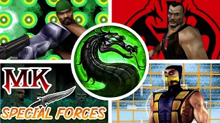 Mortal Kombat: Special Forces - All Bosses + Ending