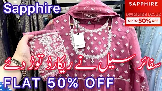 Flat 50% Off Sapphire Sale Today