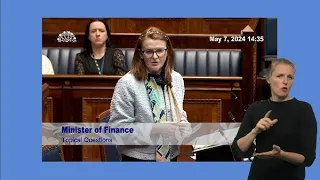 Question Time: Finance, Wednesday 7 May 2024 with BSL