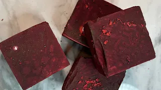 Dyed Red Soft Gym Chalk | ASMR |