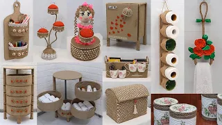 10 Reuse Ideas Waste Material for Space Saving | Jute Rope Craft Ideas