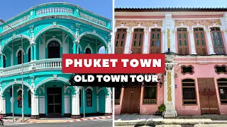 Phuket | Ukážka mesta Phuket Town, ktorého architektúra sa nesie v európskom štýle | Thajsko
