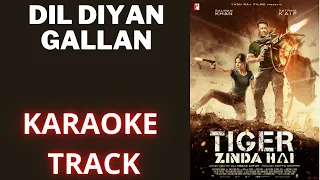 Dil Diya Gallan karaoke with Hindi lyrics (ORIGINAL TRACK!)