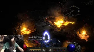 How to do Act 4 and 5 on Hell as a Blizzard Sorcerous with bad gear in Diablo 2 Resurrected