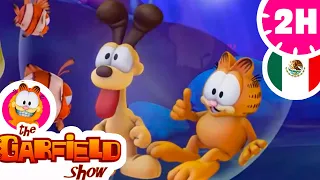 🐟 ¡Garfield en varios lugares y espacios! 🐟Episodios completos en español latino