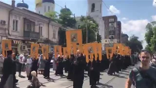 Orthodox Christian Procession in Honor of the Mother of God, Odessa