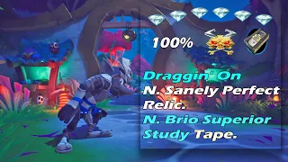 Crash Bandicoot 4 - 100% P.12-Draggin' On N.Sanely Perfect Relic (All Gems) & N.Brio Superior Study