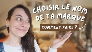 Comment trouver un nom de marque qui n'existe pas ? 7 astuces pour choisir le nom de ta boutique ✨