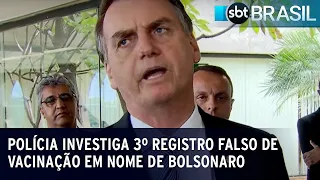 Polícia investiga 3º registro falso de vacinação em nome de Bolsonaro | SBT Brasil (04/05/23)