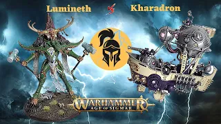 Age of Sigmar Battle Report: Lumineth vs Kharadron Overlords: Ymetrica vs Barak Zilfin!!