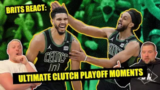 British Guys React To Playoff Moments But They Get Increasingly More Clutch | NBA Reaction