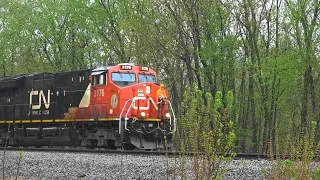 CN 3176 w/ KCS Belle & Grey Ghost, Davenport, IA