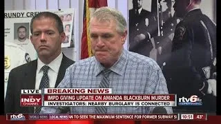 Capt. Converse gives update on Blackburn murder