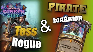 I have lost so many games |Tess Rogue and Pirate Warrior| Hearthstone Voyage to the Sunken City