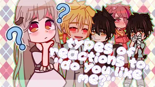Types of Reactions to “Do you like me?”(TBHK boys)