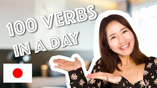 100 verbs to survive in JAPAN! (Essential verbs in a day)