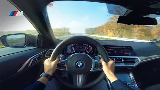 THE 4: BMW 4er 2020 / 4 Series Coupé POV Drive ++ 420d xDrive M-Sport (G22)