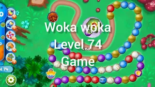Marble woka woka | jungle blast | level 74 | play time