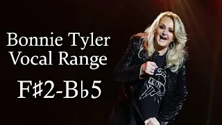 [HD] Bonnie Tyler Vocal Range (F♯2 - B♭5)