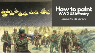 US Infantry WW2 Painting guide. Perfect for Flames of war and Bolt action.
