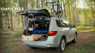 Toyota Highlander Gen 2 | Full Camper Buildout & Tour