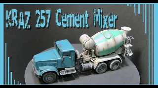 Let's Build a KrAZ-257  Cement Mixer  1/72 3d print!