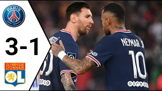 PSG VS LYON 3-1 EXTENDED HIGHLIGHT & all goals 2022 HD