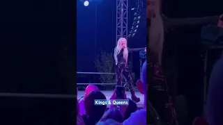 Ava Max preforms Kings & Queens live at the Sant Louis Soccer Club