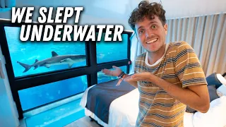 We Slept Overnight in an Underwater Hotel