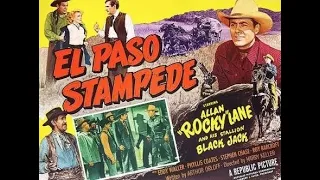 ALLAN ROCKY LANE El Paso Stampede 1953