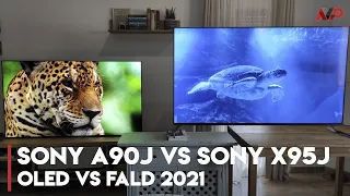 Comparativa Sony A90J vs X95J: OLED vs LED FALD