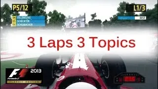 F1 2013 - 3 Laps 3 Topics #3 - Japanese GP Thoughts, Kubica to drive WRC, Bathurst was incredible!