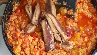 Delicious  Egg Sauce With Sardine for yam/ Egg Sauce with Sardine recipe #cooking #trending