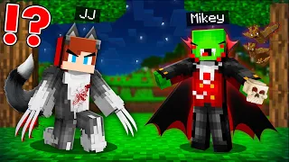 Why JJ and Mikey Became Werewolf and Vampire in Minecraft Challenge - Maizen JJ and Mikey