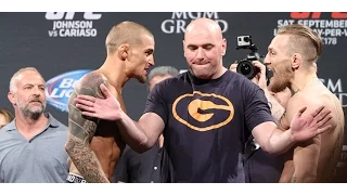 UFC 178 Weigh-Ins: Conor McGregor and Dustin Poirier Explode