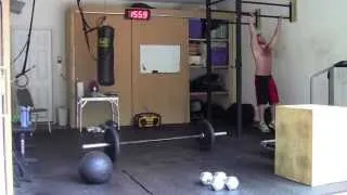 Chipper- METCON- WOD- Crossfit- Snatch, OHS, Burpees, Thrusters, T2B, Box Jumps, Slam Ball