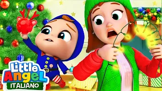 Decoriamo la Casa per Natale 🎄🎅🏻 Cartoni Animati con Gianni Piccino - Little Angel Italiano