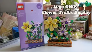 Lego GWP- Flower Trellis Display (Unboxing & Building)