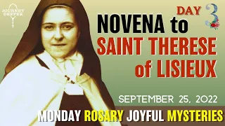 Novena to St. Therese of Lisieux Day 3 Monday Rosary ᐧ Joyful Mysteries of Rosary 💙 September 25th